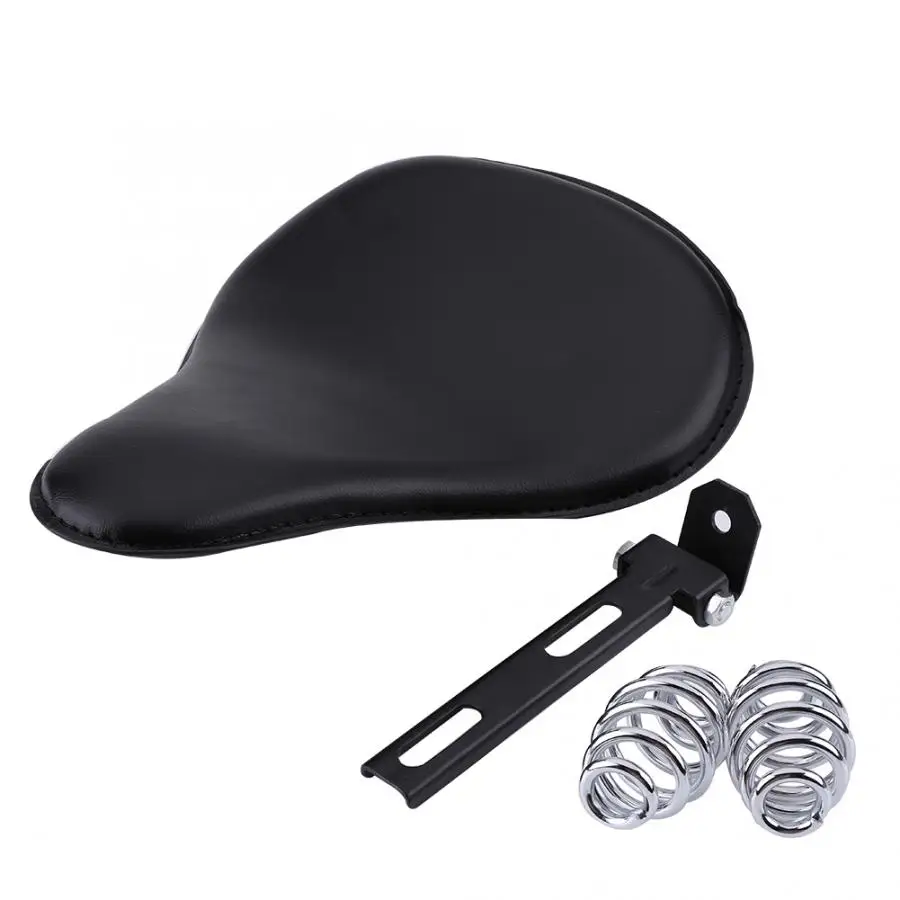 

Motorcycle Cushions Motorcycle Solo Seat Kit with Springs and Bracket for XL883 XL1200 Chopper Bobber Motorcycle Solo Seat Pad