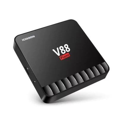 

SCISHION V88 Piano Android Smart TV Box 4GB 16GB WiFi 100M LAN RK3328 Quad Core Mini PC Android 7.1 USB 3.0 Set-top Box