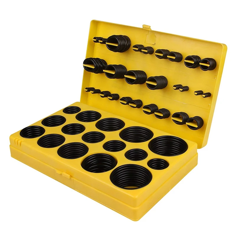 

420 Pcs/32 Sizes Rubber Tap 0-Ring Sealing Gasket Washer Seal Assortment Set High Grade Rubber O-Ring Kit For Maintenance, Plu