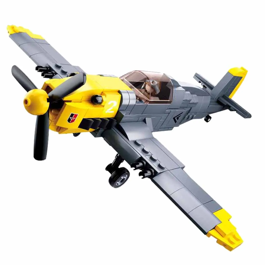 

Sluban Military Theme DIY Small Particle Building Block Assembly Construction Kit for Children - Mercedes Schmidt Fighter