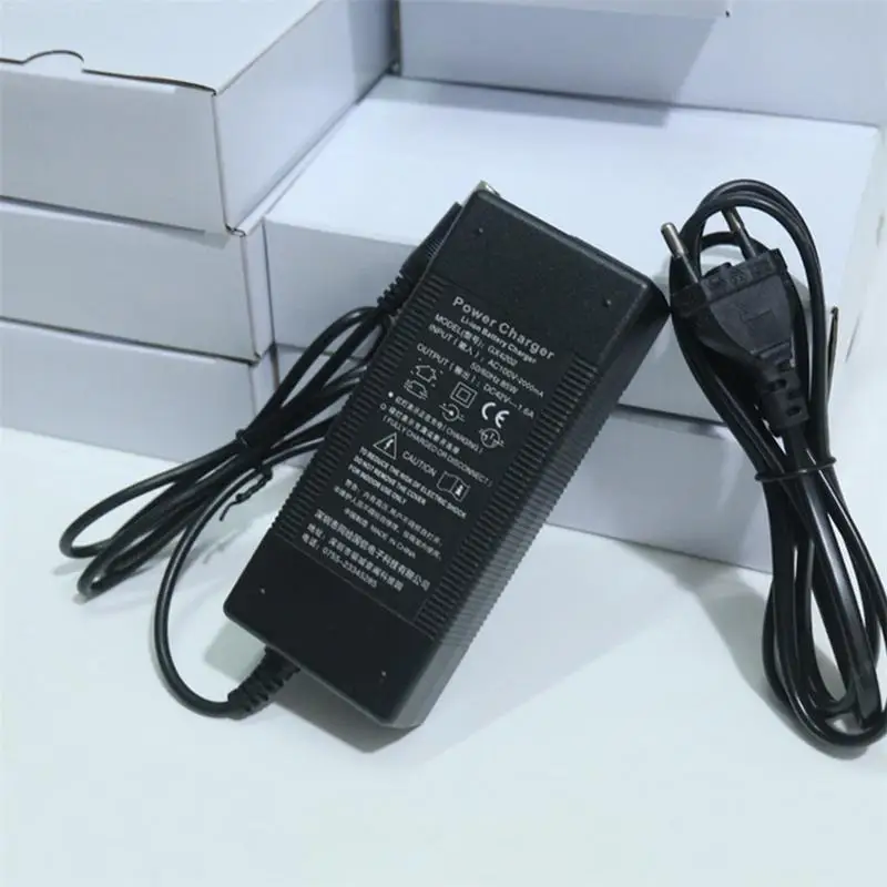 جديد سكوتر كهربائي مهايئ شاحن 42 v 2A الأوروبية القياسية ل Xiaomi Mijia M365 سكوتر كهربائي لوح التزلج الملحقات