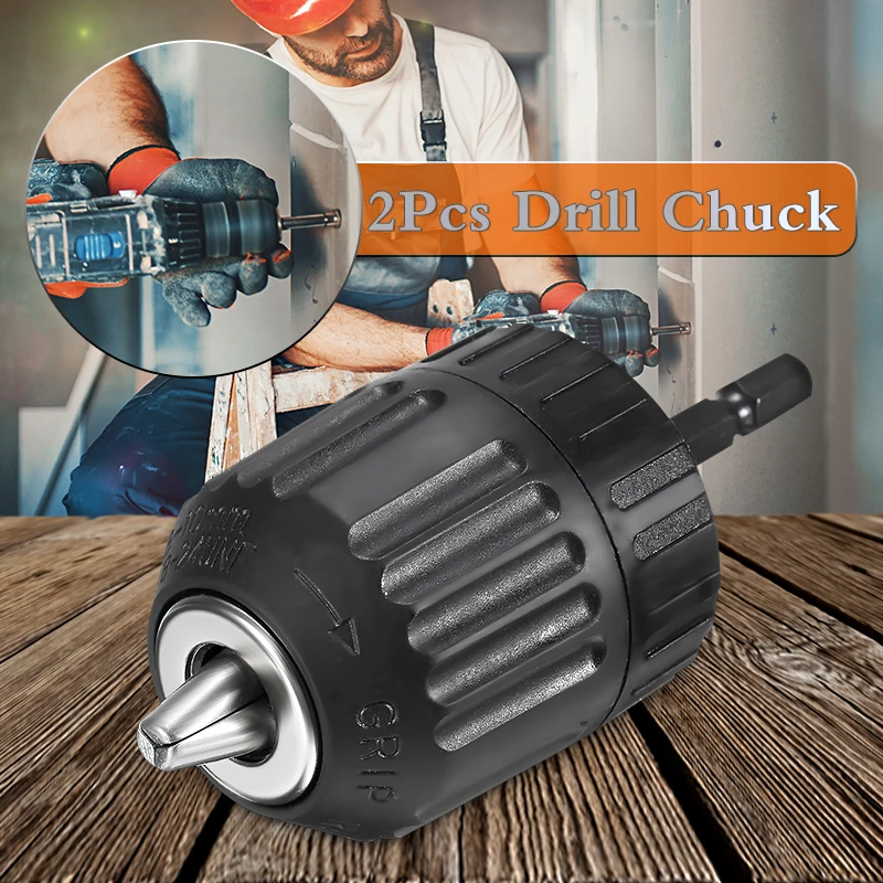 Buy 1/2pcs 0.8 10mm Keyless Mini Drill Chuck Adaptor