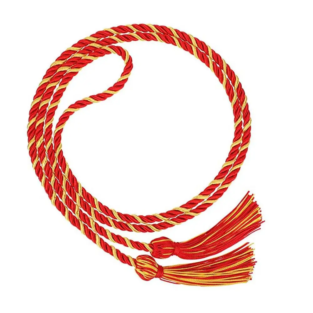Двухцветная выпускная одежда для мальчишников с кисточками Honor Rope выпускного