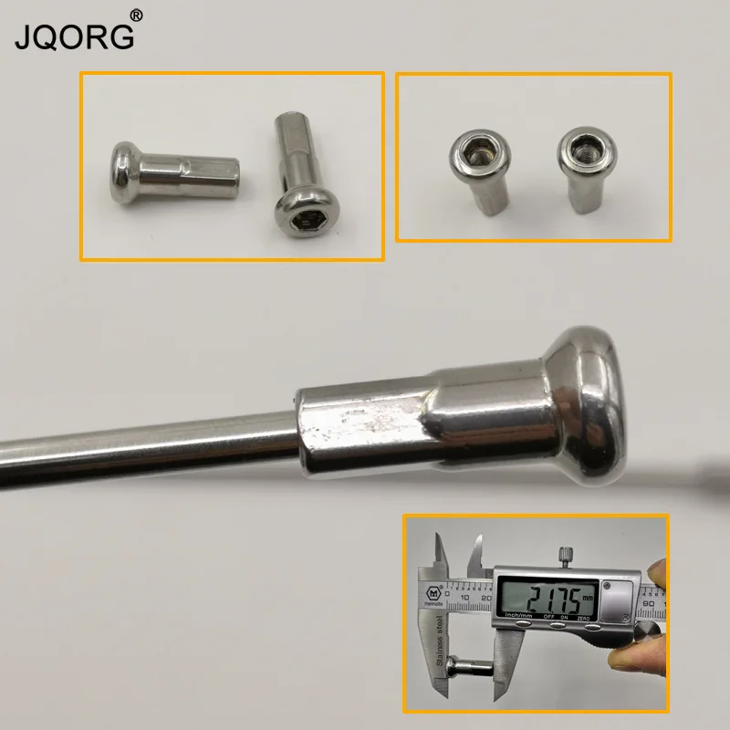 9G 3.5mm Diameter Spokes Match 304 Stainless Steel Material Nipples