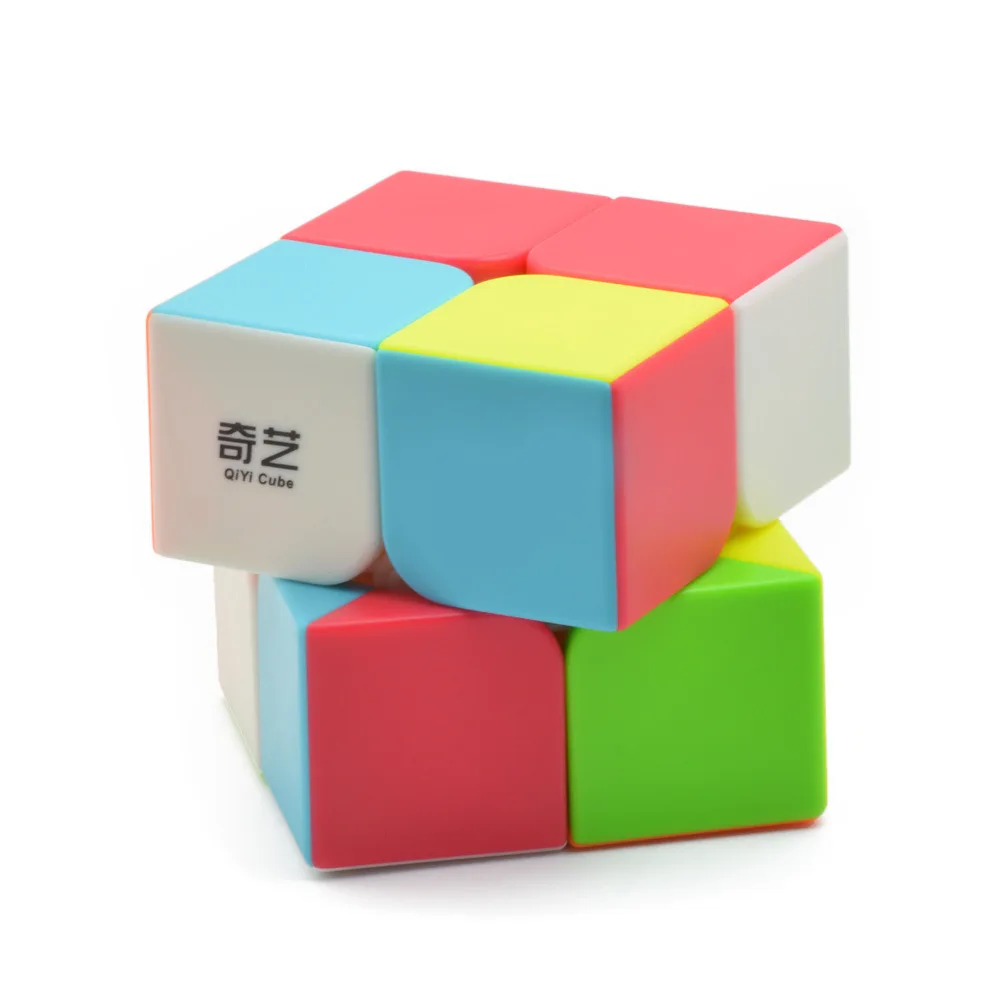 

Qiyi 2x2x2 Magic Speed Cube Pocket Stickerless Puzzle Cube Professional 2x2 Speed Cube Educational Funny Toys For Children