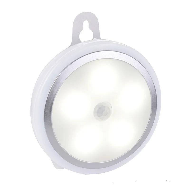 CLAITE LED ليلة ضوء قابلة للشحن/بطارية تعمل بالطاقة عكس الضوء المطبخ حجرة خزانة مصباح منزل مستشعر حركة ليد ليلة ضوء