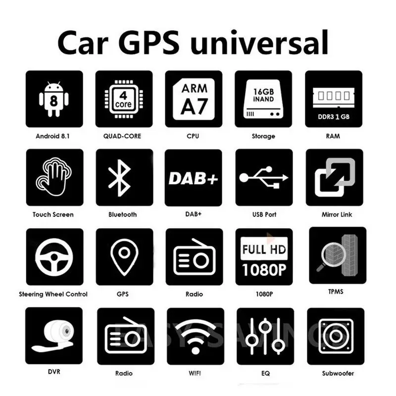 Автомагнитола 7022C + мультимедийный плеер на Android 9 1 с 7 дюймовым экраном FM GPS Wi Fi mp5