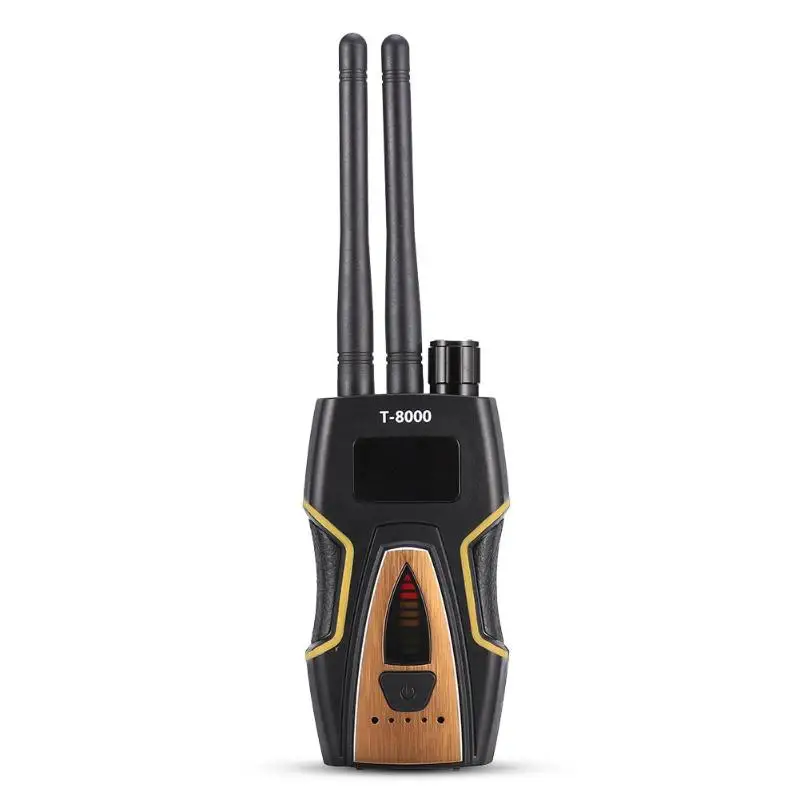 

T-8000 Wireless RF Signal Detector Anti Candid Camera Audio Finder GPS Scan Detector Finder