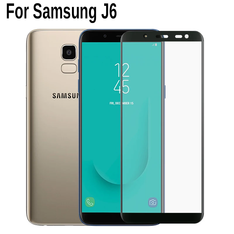 

Full Cover Tempered Glass for Samsung Galaxy J6 2018 Protective Film Screen Protector Protection Glass on Samsun Glakesi J600F