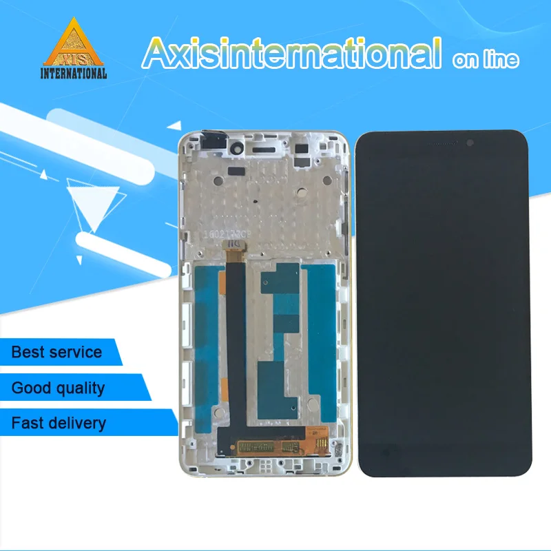 

Original For 5.5" Letv Le One X600 X608 Axisinternational LCD Screen Display Frame+Touch Panel Digiziter For LETV X600 LCD Frame