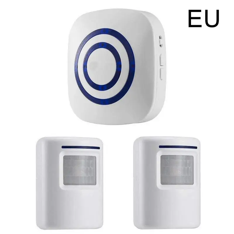 

Motion Sensor Doorbell Alarm Wireless Home Security Driveway Alarm with 2 Transmitters 1 Receiver