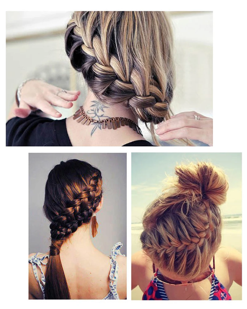 1Pcs Women Hair Braiding Machine Braider Tool Elastic Ring Weave Braid Hair Styling Tools DIY Hair Style Hairdresser Accessories