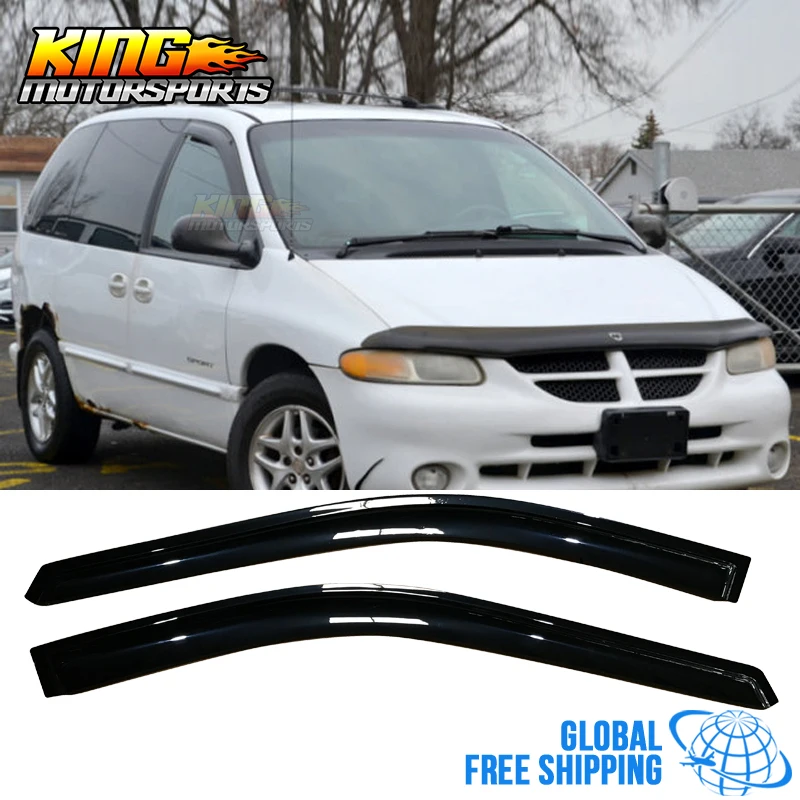 Подходит 96-07 Chrysler Town & Country Caravan акриловые оконные козырьшт. Ки 2 шт. набор Глобальный Бесплатная доставка Подходит 96-07 Chrysler Town & Country Caravan акриловые оконные козырьшт. Ки 2 шт. набор Глобальный Бесплатная доставка