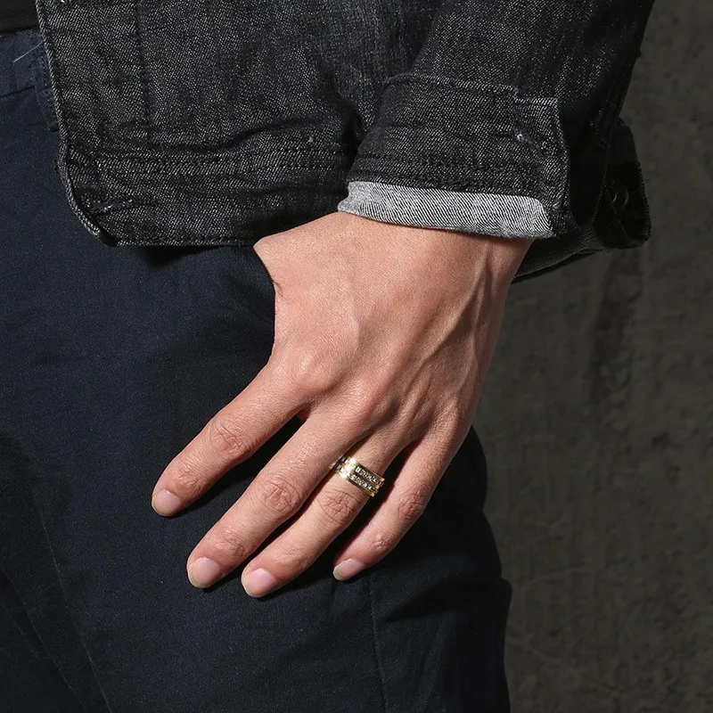Vnox 8 мм модные золотые обручальные кольца для женщин и мужчин из нержавеющей стали с прозрачным кубическим цирконием нежные свадебные кольца