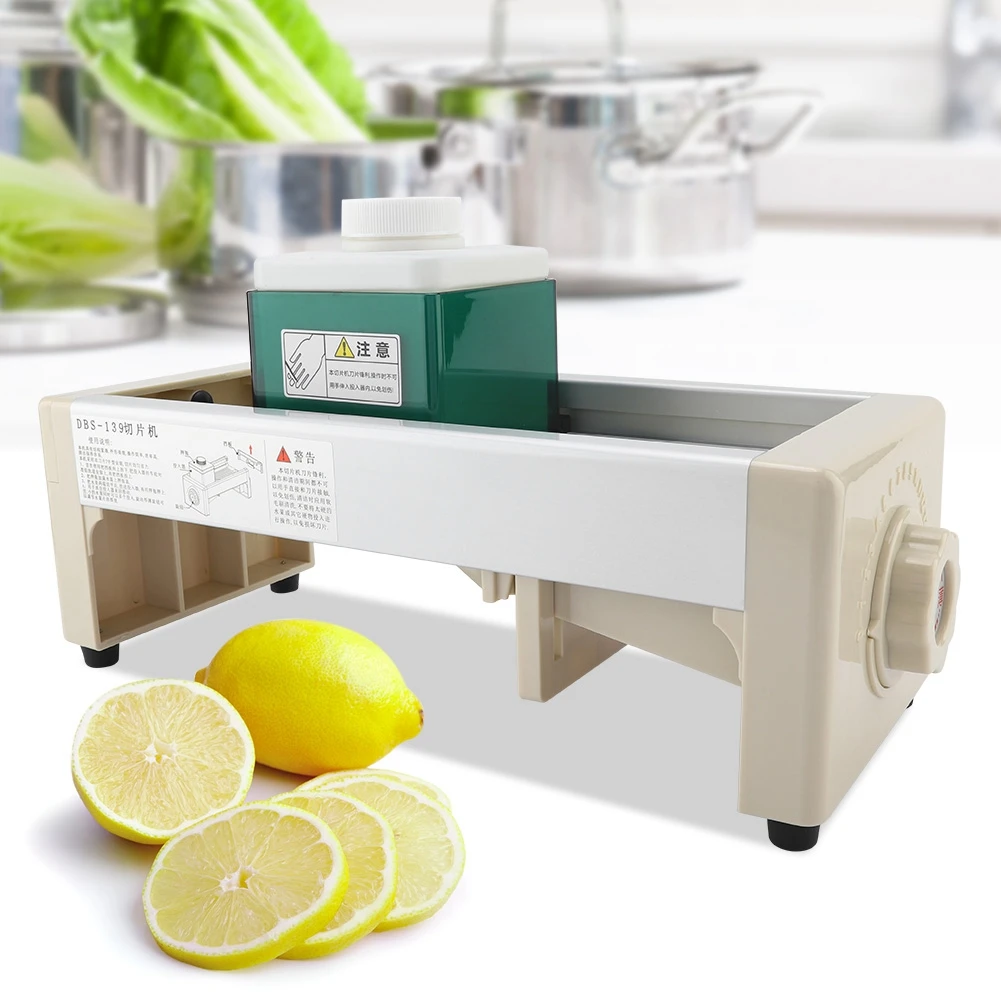 

Multifunctional Manual Commercial Adjustable Thickness Fruit and Vegetable Slicing Machine Shop Bar Restaurant