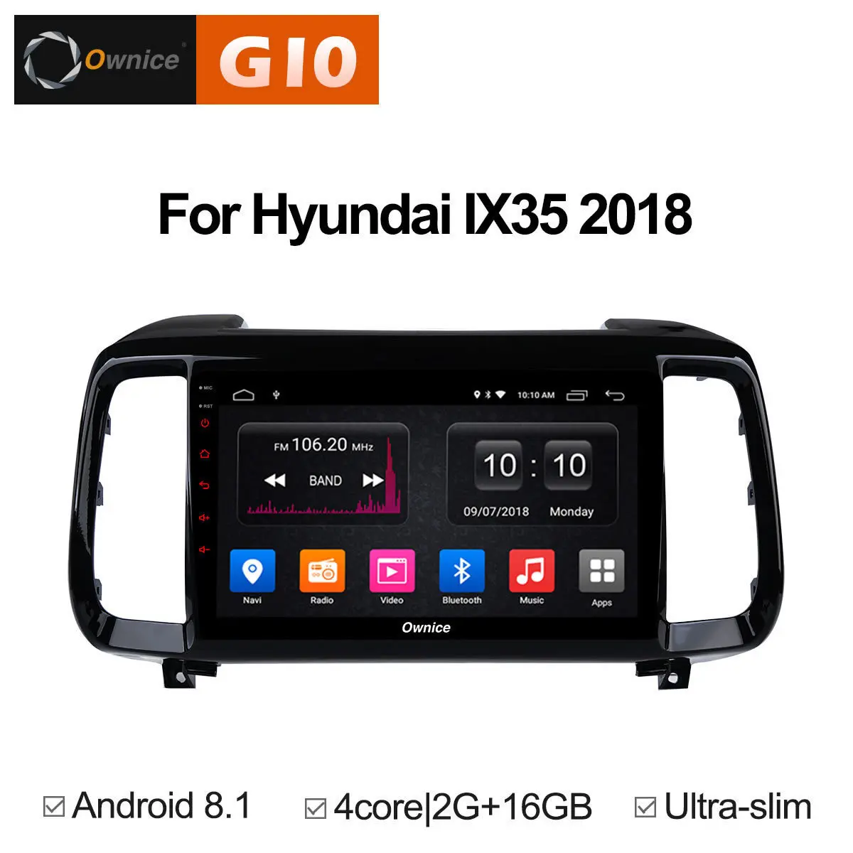 For Hyundai IX35 2018 2019 auto Stereo Intelligent Smart Multimedia DAB Vehicle Android 8.1 Auto 2 Din Radio GPS DVD Car Player For Hyundai IX35 2018 2019 auto Stereo Intelligent Smart Multimedia DAB Vehicle Android 8.1 Auto 2 Din Radio GPS DVD Car Player