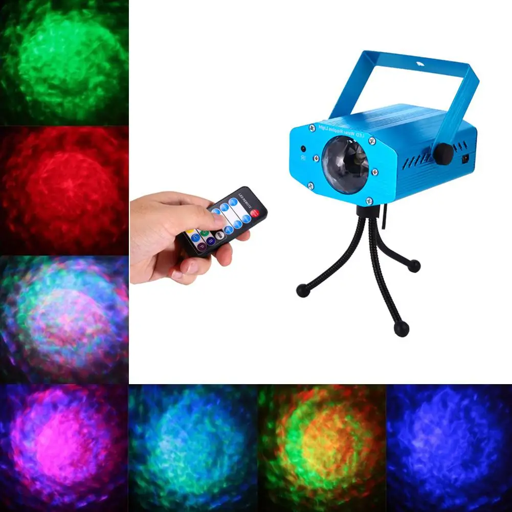 9W Sound Activated Rotating Disco Ball Party Projector Strobe Lights
