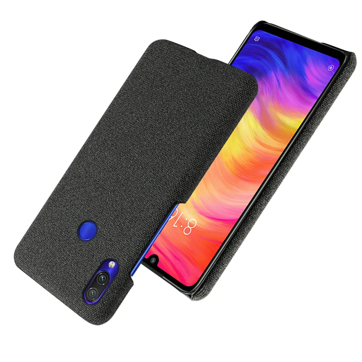 CASEWIN для Xiaomi Redmi Note 7 чехол бизнес тканый материал ткань ультра тонкий против
