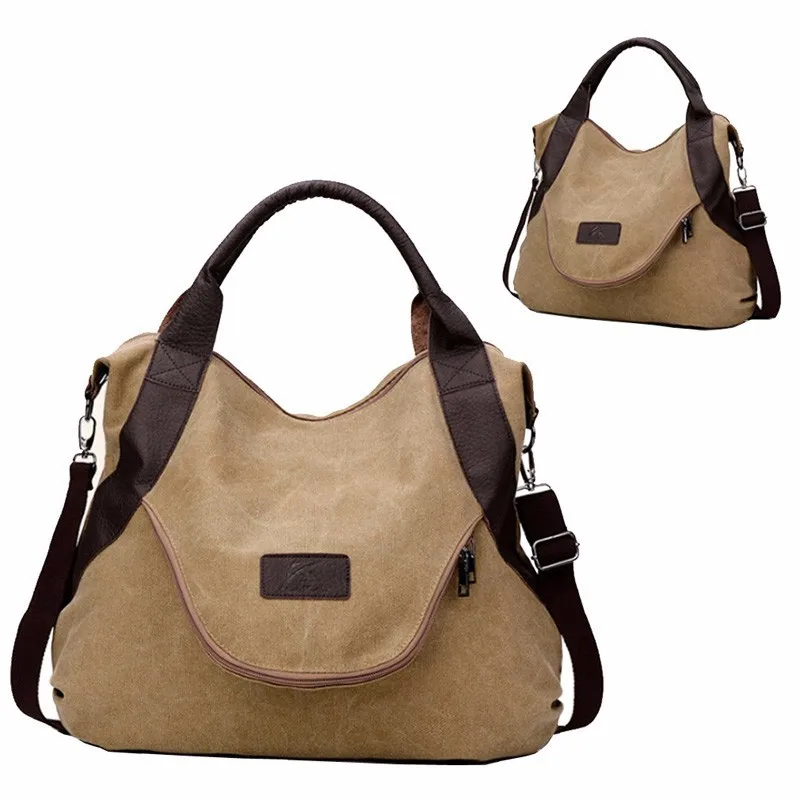 

Large Pocket Shopper Handbags Big Canvas Shoulder Crossbody Bags for Women 2019 Fashion Designer bolsos Casual Totes Sac a main