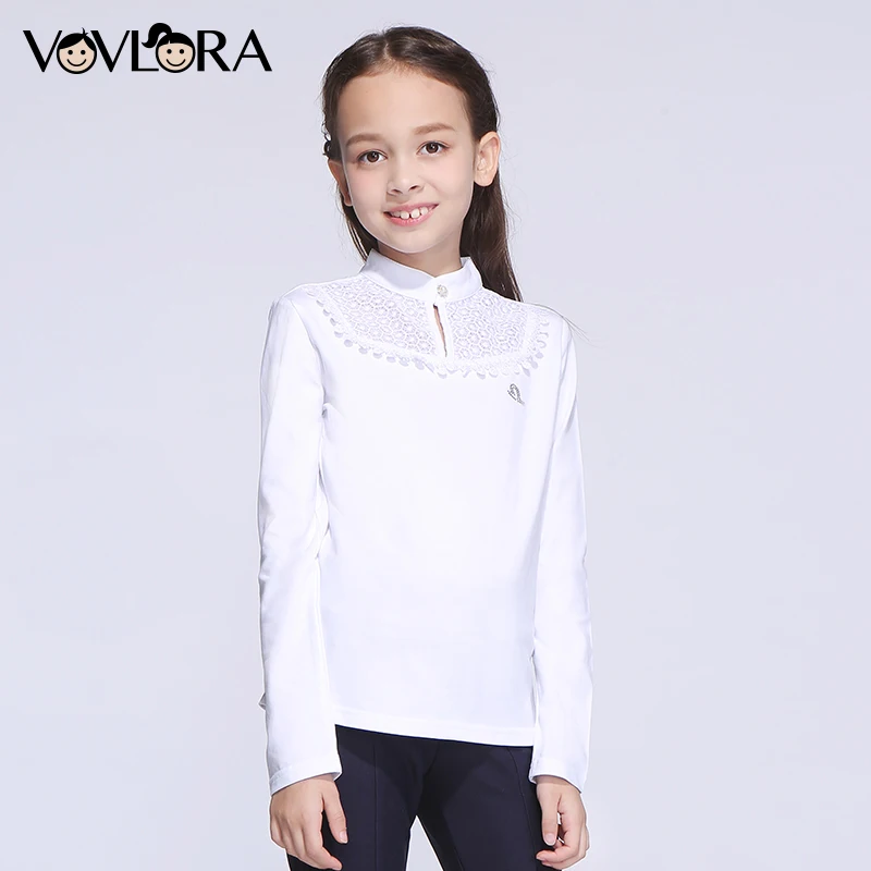 T shirt Girls Tops White Long Sleeve Cotton Turtleneck Girls T shirts Kids Fashion 2018 Children Clothes Size 9 10 11 12 13 14 Y T shirt Girls Tops White Long Sleeve Cotton Turtleneck Girls T shirts Kids Fashion 2018 Children Clothes Size 9 10 11 12 13 14 Y