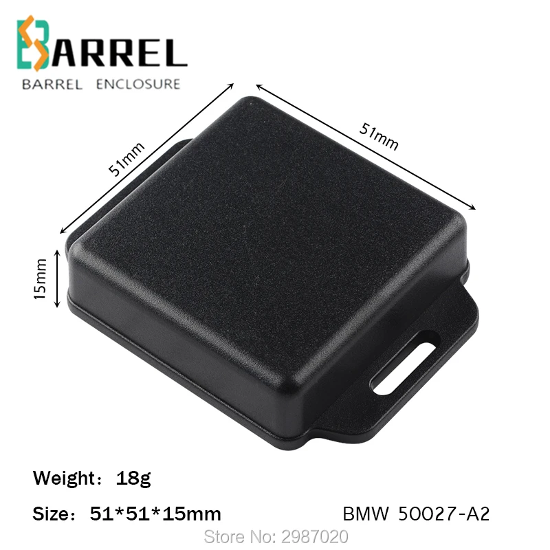 

51*51*15mm small plastic electronic project enclosure electrical PCB board case wire junction box diy instrument control box