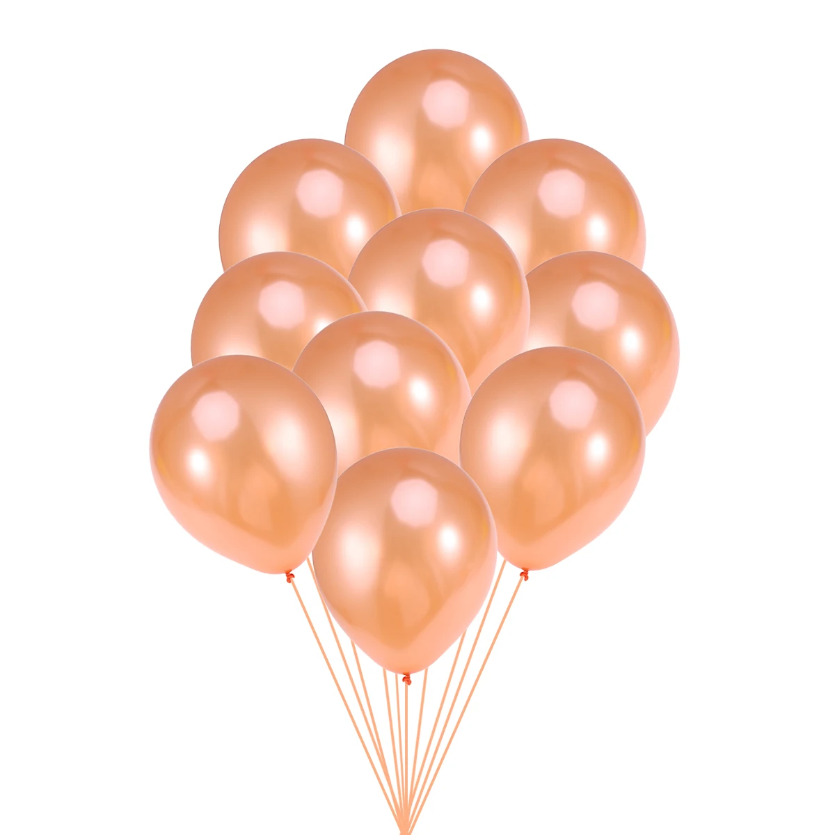 

20pcs 12 Inch Latex Balloon Wedding Birthday Balloons Party Decoration Supplies (Orange)