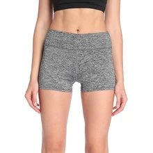 Женские шорты для йоги с высокой талией, шорты для тренировки и бега, спортивные шорты для йоги со скрытым карманом, спортивная одежда