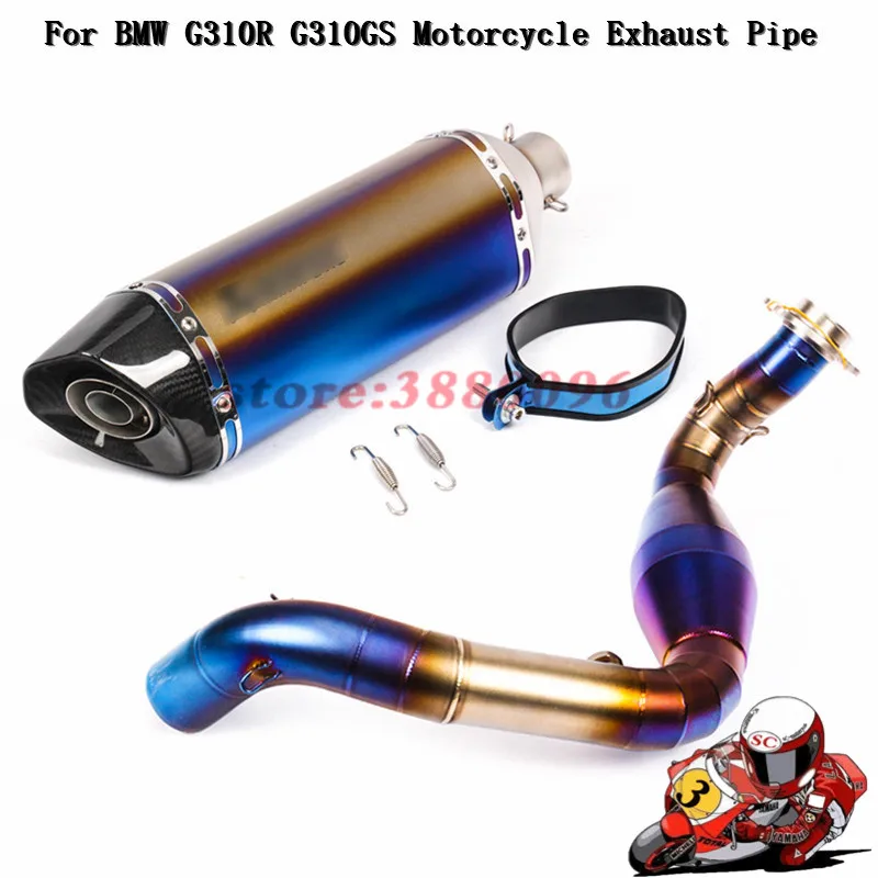 

Motorcycle Full Exhaust System Slip on For BMW G310R G310GS Exhaust Muffler Pipe
