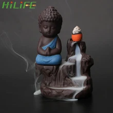 HILIFE в маленький монах стикер-Рак домашнего декора Маленький Будда Ладан держатель для Офис Teaho Применение курильница для благовоний горелки