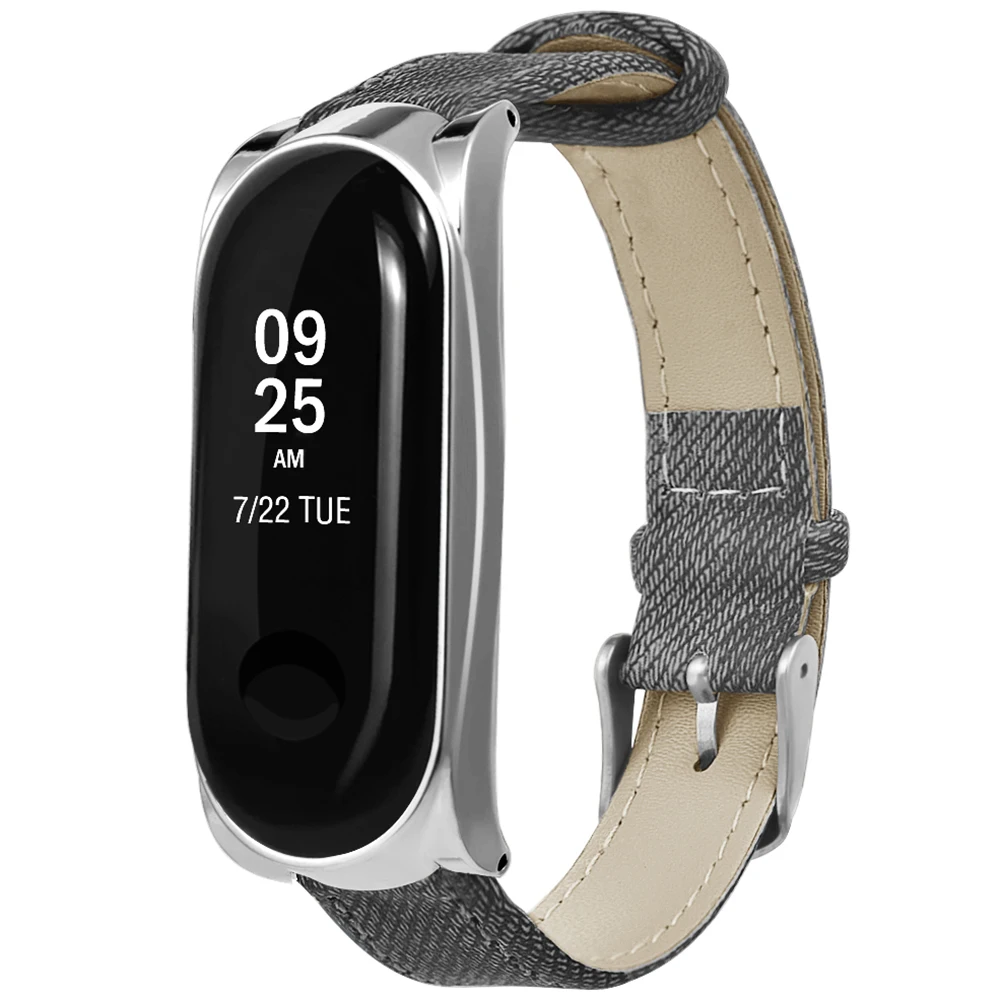 

Xiaomi Mi Band 3 Smart Bracelet Buckle Denim Belt Replacement Wrist Strap For MiBand 3