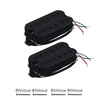 

FLEOR Set Vintage Alnico 5 Pickups Guitar Humbucker Pickup Neck & Bridge Pickup for Guitar Accessories,White/Black for choose