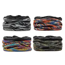 Лидер продаж, воротник, головной убор для мужчин и женщин, цветная хлопковая флисовая подкладка, уличная ветрозащитная теплая шапка с защитой от холода