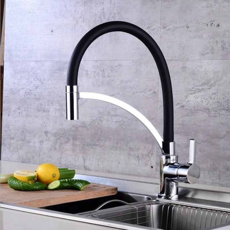 

Kitchen pull faucet spring faucet sink sink faucet hot and cold faucet