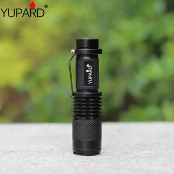 

YUPARD MINI XM-L2 LED 18650 FLASHLIGHT TORCH ZOOM LAMP LIGHT ZOOMABLE T6 LED+2 x 18650 2200mAh battery+Charger + Free shipping