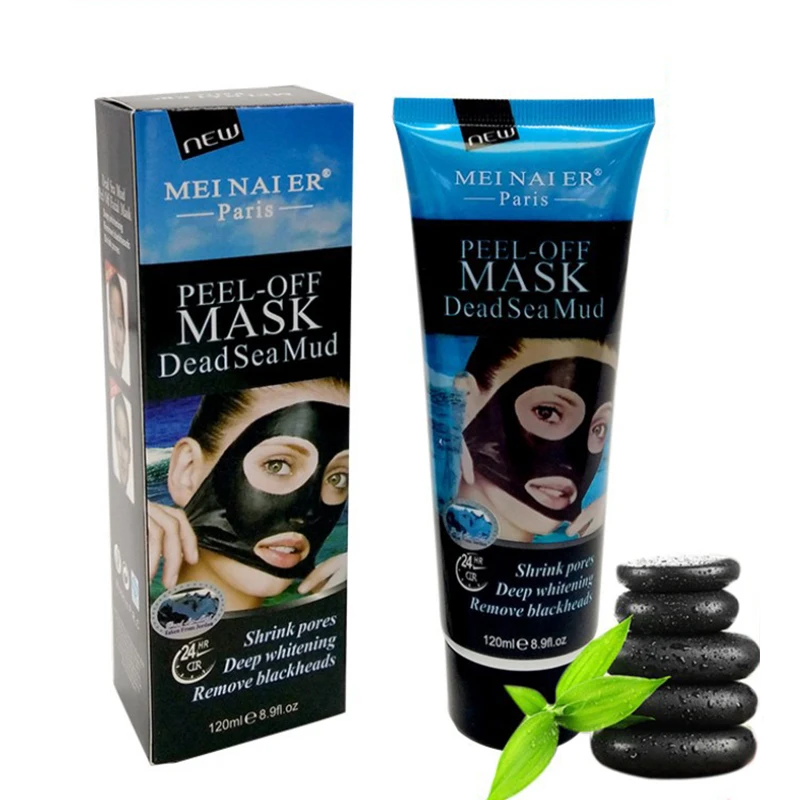 120 мл 24 к Золотая коллагеновая шелушенная маска для лица с бамбуковым углем, глубокое очищение, грязевая маска для удаления черных точек и акне, маска для лица TSLM2