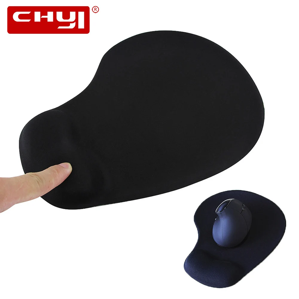 

CHYI Wrister Mousepad Ergonomics Computer Mouse Pad Portable Natural Rubber Hand Support Mat Comfort for Game Desktop Wrist Rest