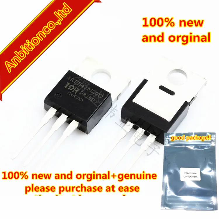 

5pcs 100% new and orginal IRFB42N20DPBF IRFB42N20D B42N20 HEXFET Power MOSFET 200V44A TO-220 in stock