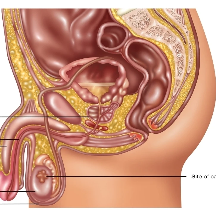 Testicular Cancer плакат-иллюстрация печать Gwen ShockeyScience Source (36x24) | Дом и сад