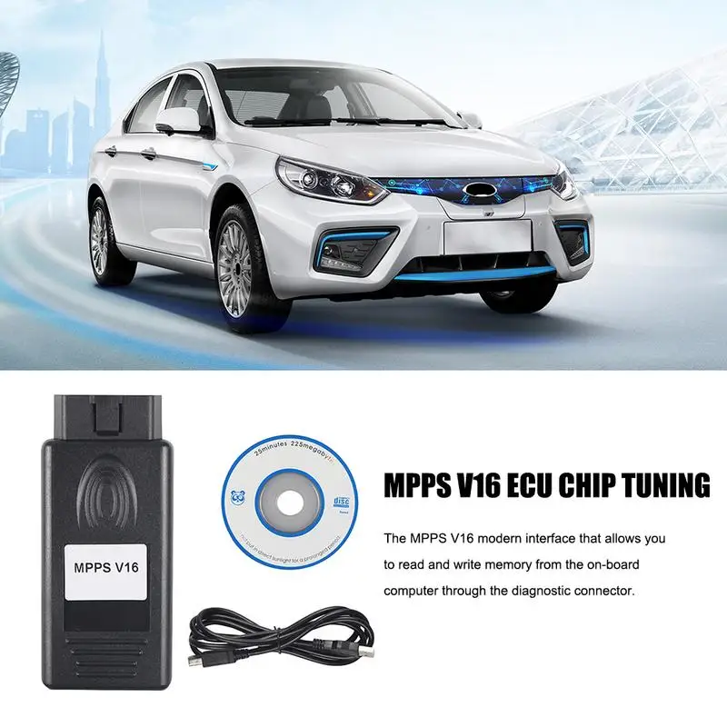 

Car Accessories Repair Tool MPPS V16 ECU Chip Tuning For EDC15 EDC16 EDC17 Inkl CHECKSUM