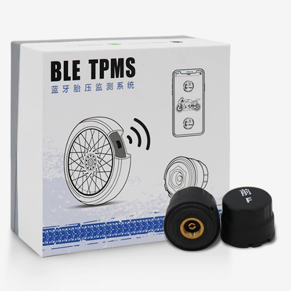 Zeepin мотоцикл TPMS система обнаружения давления в шинах Интеллектуальный 2 датчика