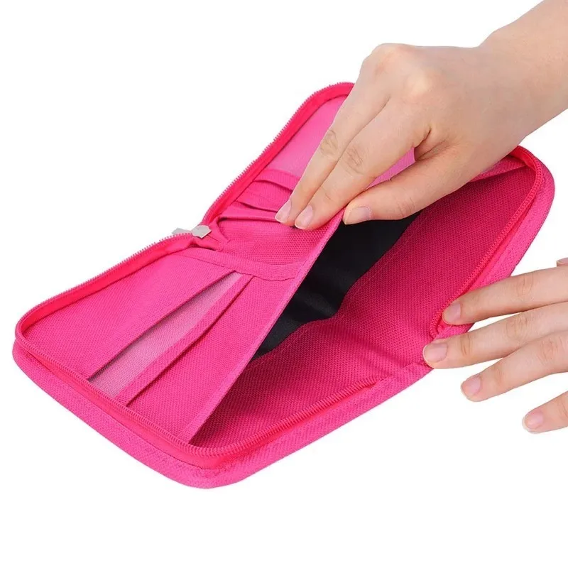 SNUGUG Passport Documents Package Travel Bag Pouch Passport ID Credit Card Wallet Cash Holder Organizer Case Box Storage Bag