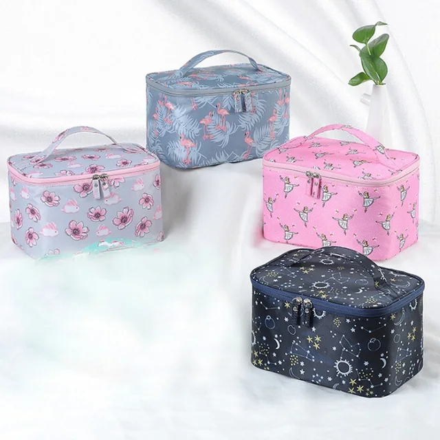 flower toiletry bag