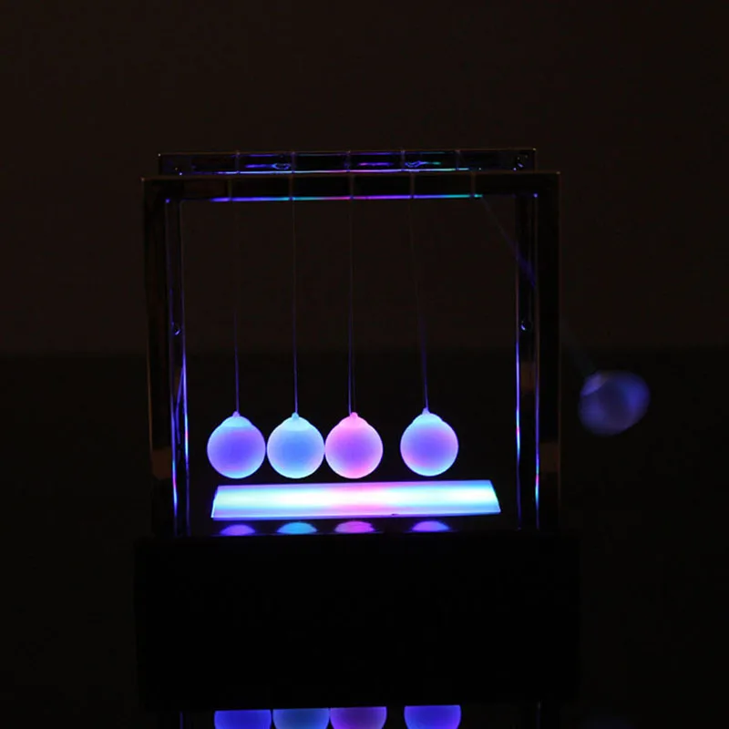 Настольный декоративный набор светящийся Ньютон Бильярд декоративное украшение стола маятник Ньютона