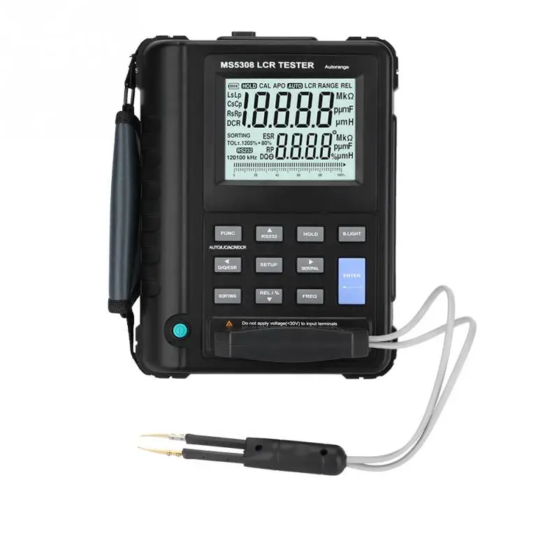 MS5308 портативный измеритель 100 кГц индуктивности Измеритель Емкости
