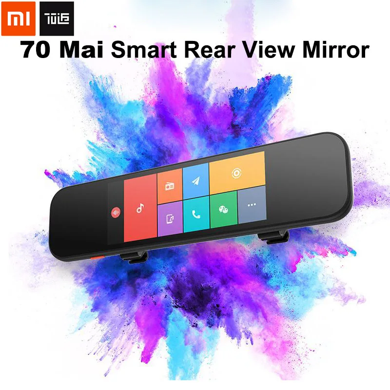 

Xiaomi 70 Mai GPS Smart Double Recording Parking Monitoring 6.86 inch Screen Car Rear View Camera 1080p F2.2 Wifi with ADAS