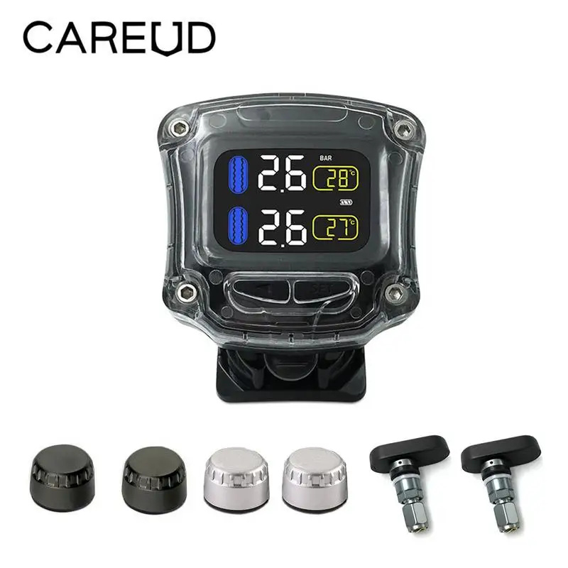 CAREUD M3 B беспроводной мотоцикл TPMS система мониторинга давления в шинах датчик