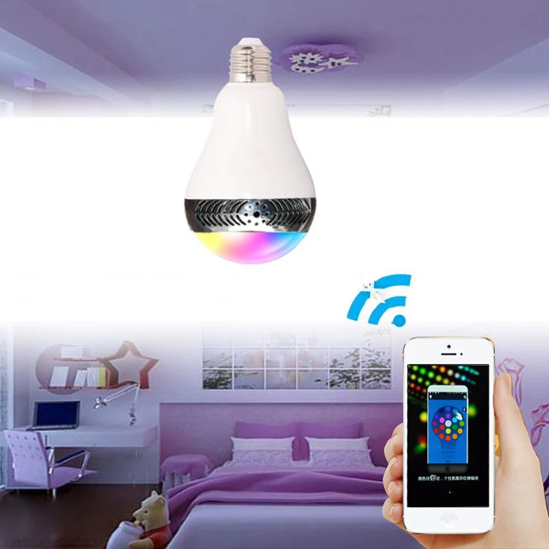 Лампа с bluetooth динамик воспроизведения музыки регулируемой яркостью
