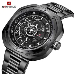 NAVIFORCE Роскошные Кварцевые наручные часы для мужчин Лидирующий бренд часы мужской бизнес непромокаемые часы для мужчин s Автоматическая