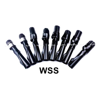 

NooNRoo WSS Reel Seat Bright Black Color DIY Reel Seat Repair fishing Rod Components 2PCS