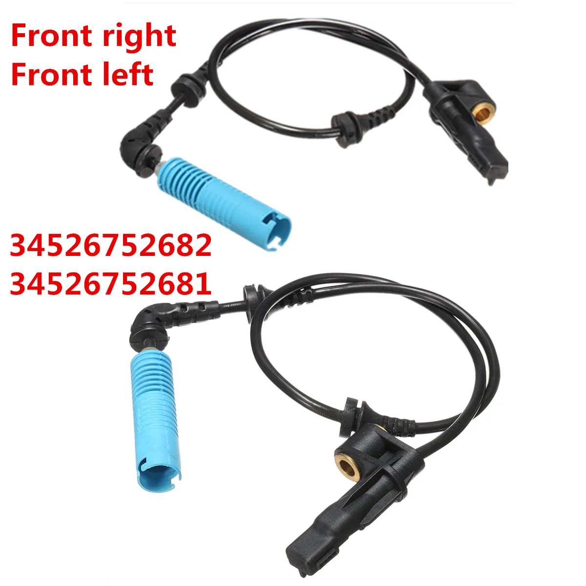 

ABS Wheel Speed Sensor Front Left Right For BMW X3 E83 3Series E46 M3 316 34526752681 34526792897 3452675268 34526792896